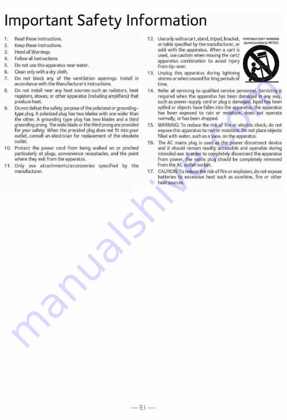 The Singing Machine iSM1080 Instruction Manual Download Page 3