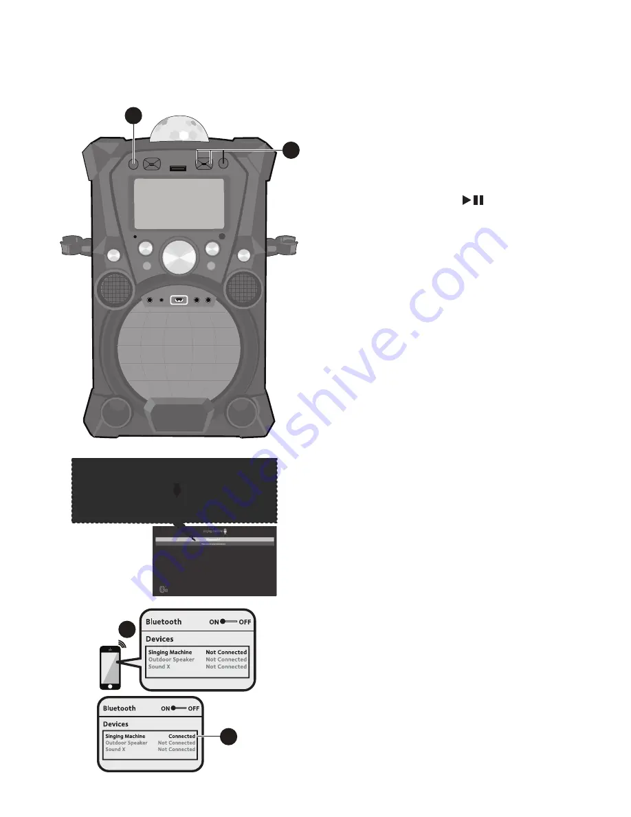 The Singing Machine SDL9030DB Instruction Manual Download Page 22