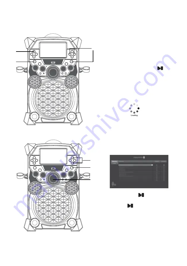 The Singing Machine SDL9050 FESTIVAL Instruction Manual Download Page 22