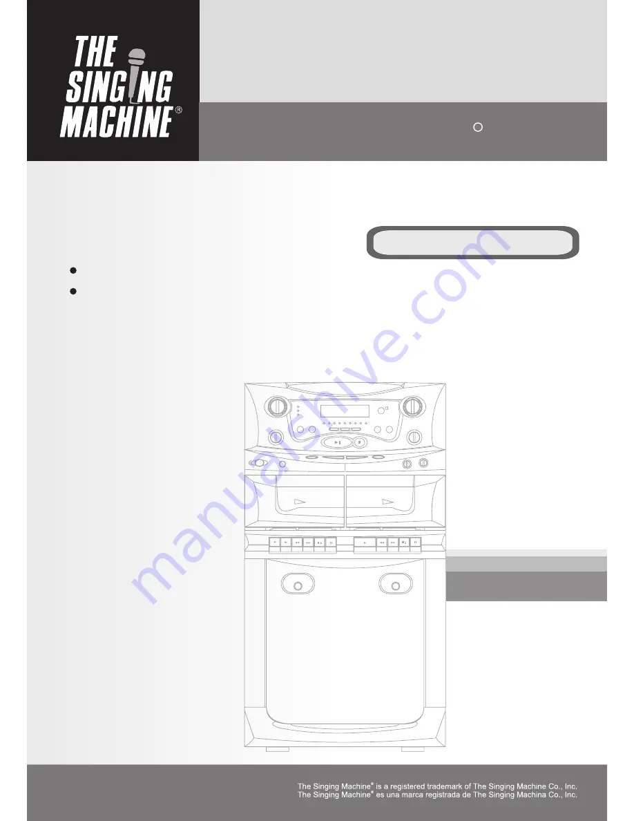 The Singing Machine SMI-1222 Instruction Manual Download Page 1