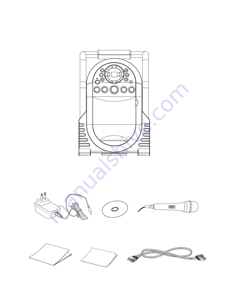 The Singing Machine SML505BT Instruction Manual Download Page 3