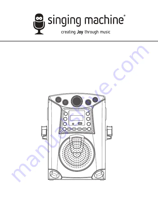 The Singing Machine SML633 Скачать руководство пользователя страница 1