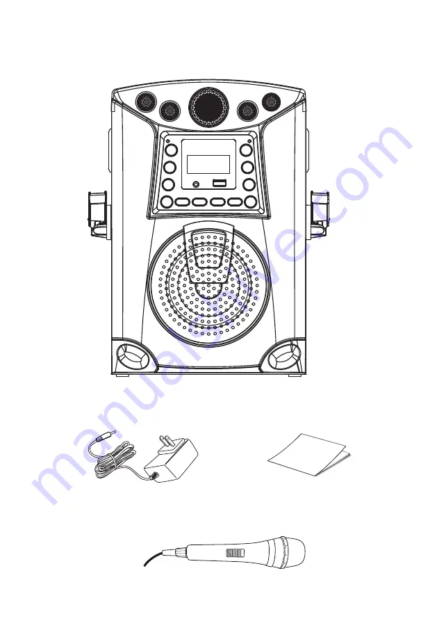 The Singing Machine SML633 Скачать руководство пользователя страница 3