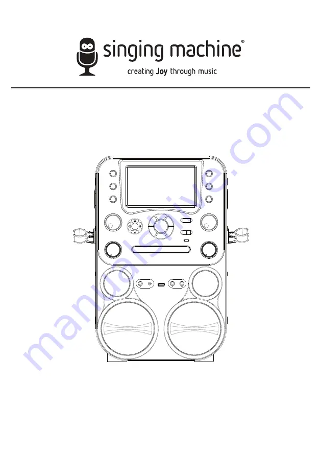 The Singing Machine STVG890BTBK Скачать руководство пользователя страница 1