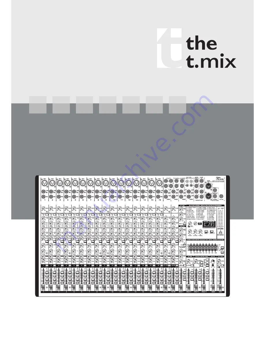 The t.mix 2442FX MKII User Manual Download Page 1