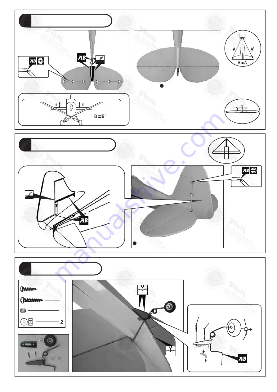 The World Models Mfg 1/5 Piper J-3 Cub Скачать руководство пользователя страница 5