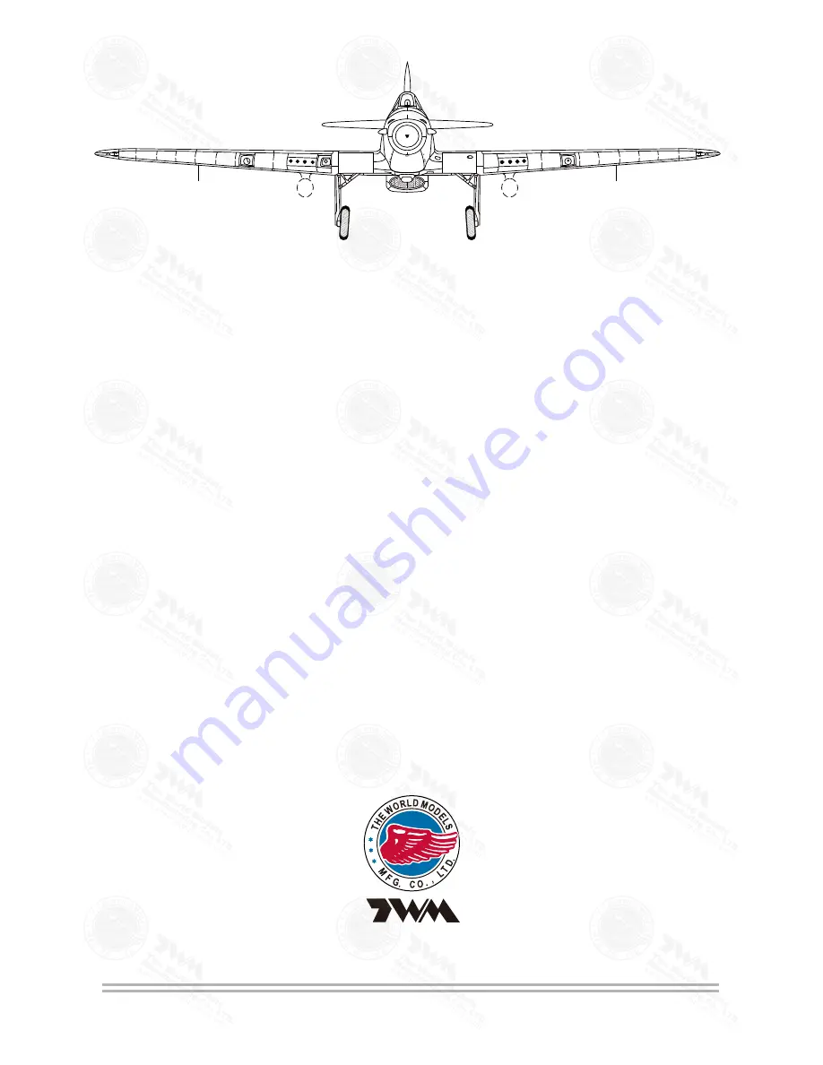 THE WORLD MODELS 1/3 Clipped Wing Cub Instruction Manual Download Page 16