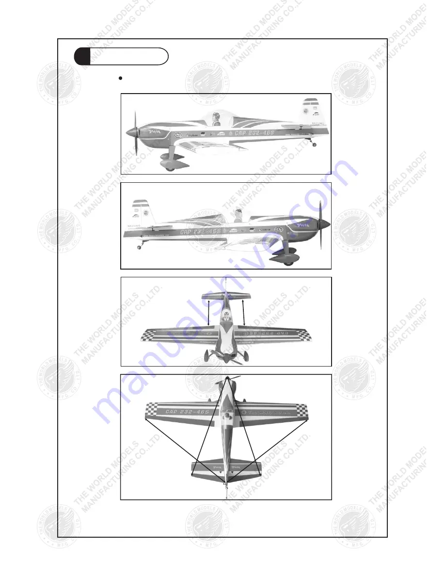 THE WORLD MODELS CAP 232-46S Instruction Manual Download Page 10