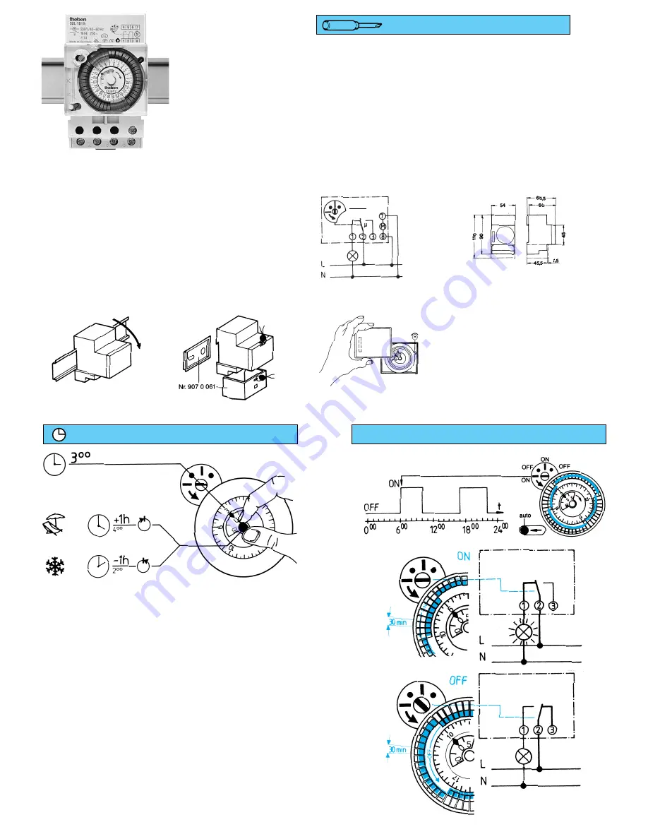 Theben SUL 181 h Operating Instructions Download Page 1