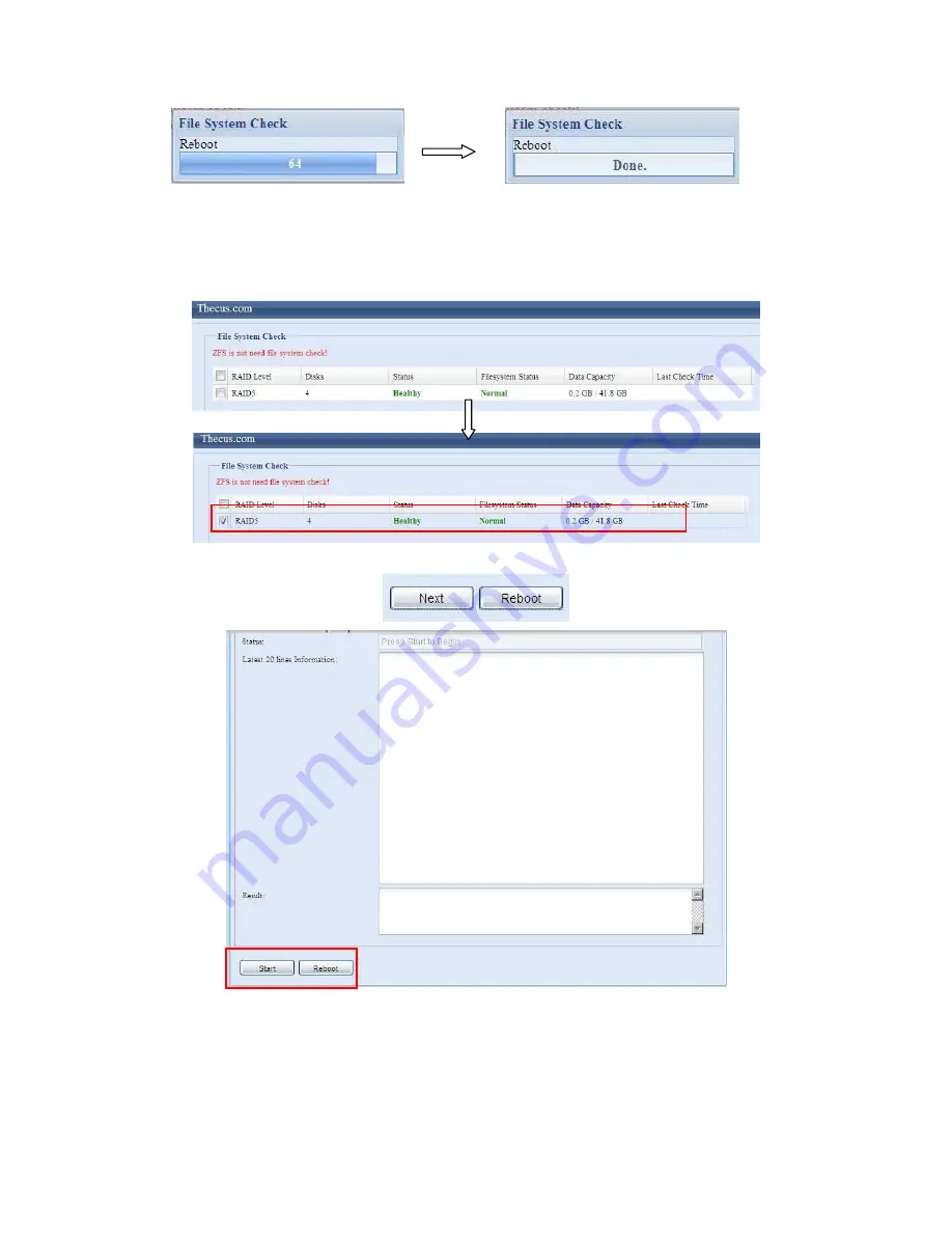 Thecus 1U4200XXX User Manual Download Page 66