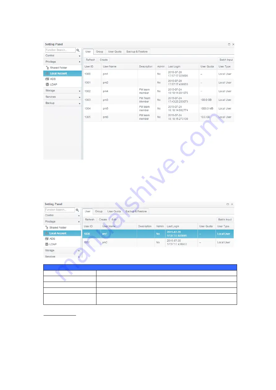 Thecus N2810 Series User Manual Download Page 57