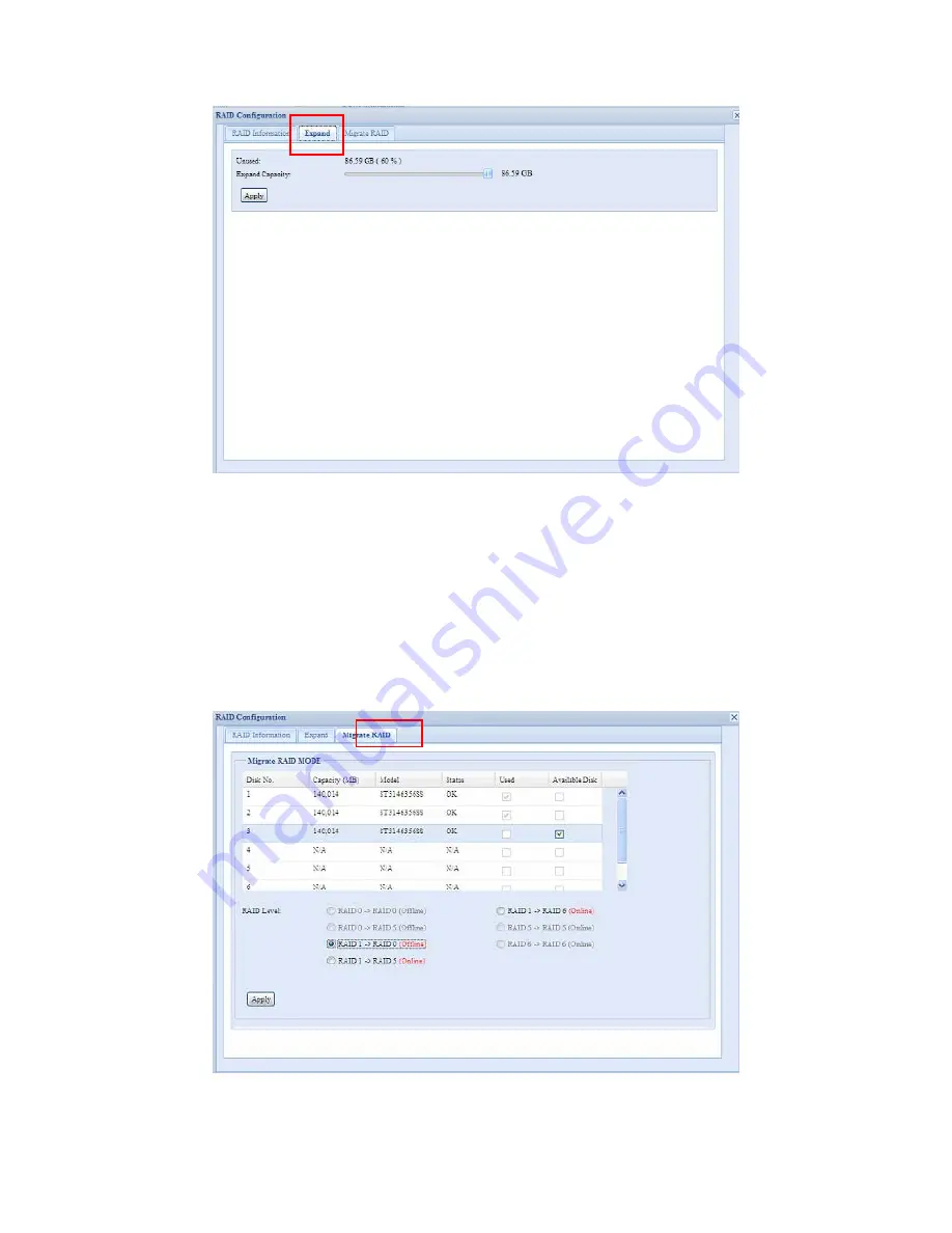 Thecus N8800 IP User Manual Download Page 56