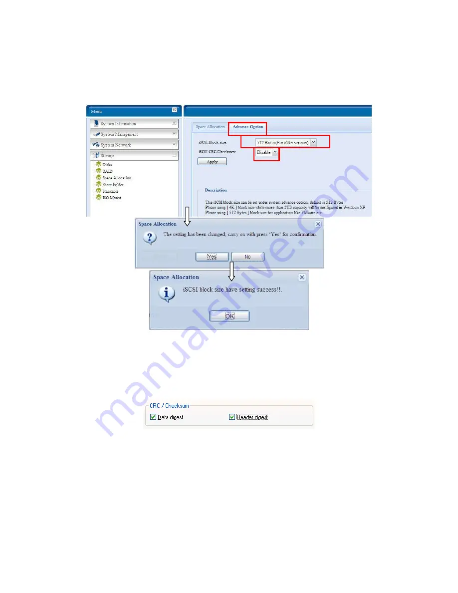 Thecus N8800SAS User Manual Download Page 64