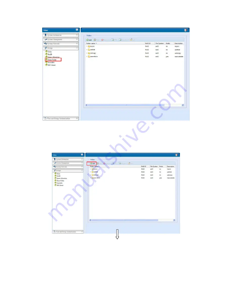 Thecus N8800SAS User Manual Download Page 65