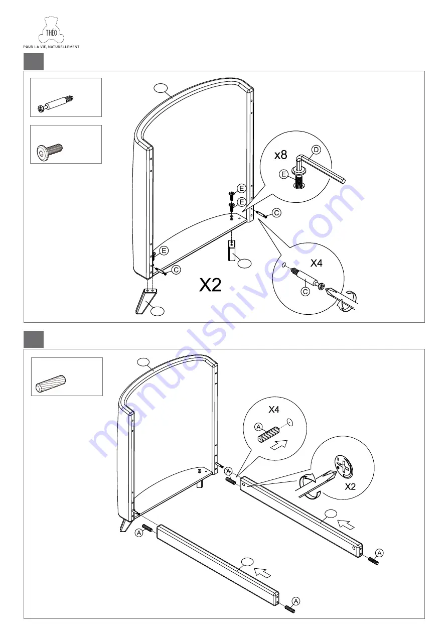 THEO COQUILLAGE COQ011 Assembly Manual Download Page 6