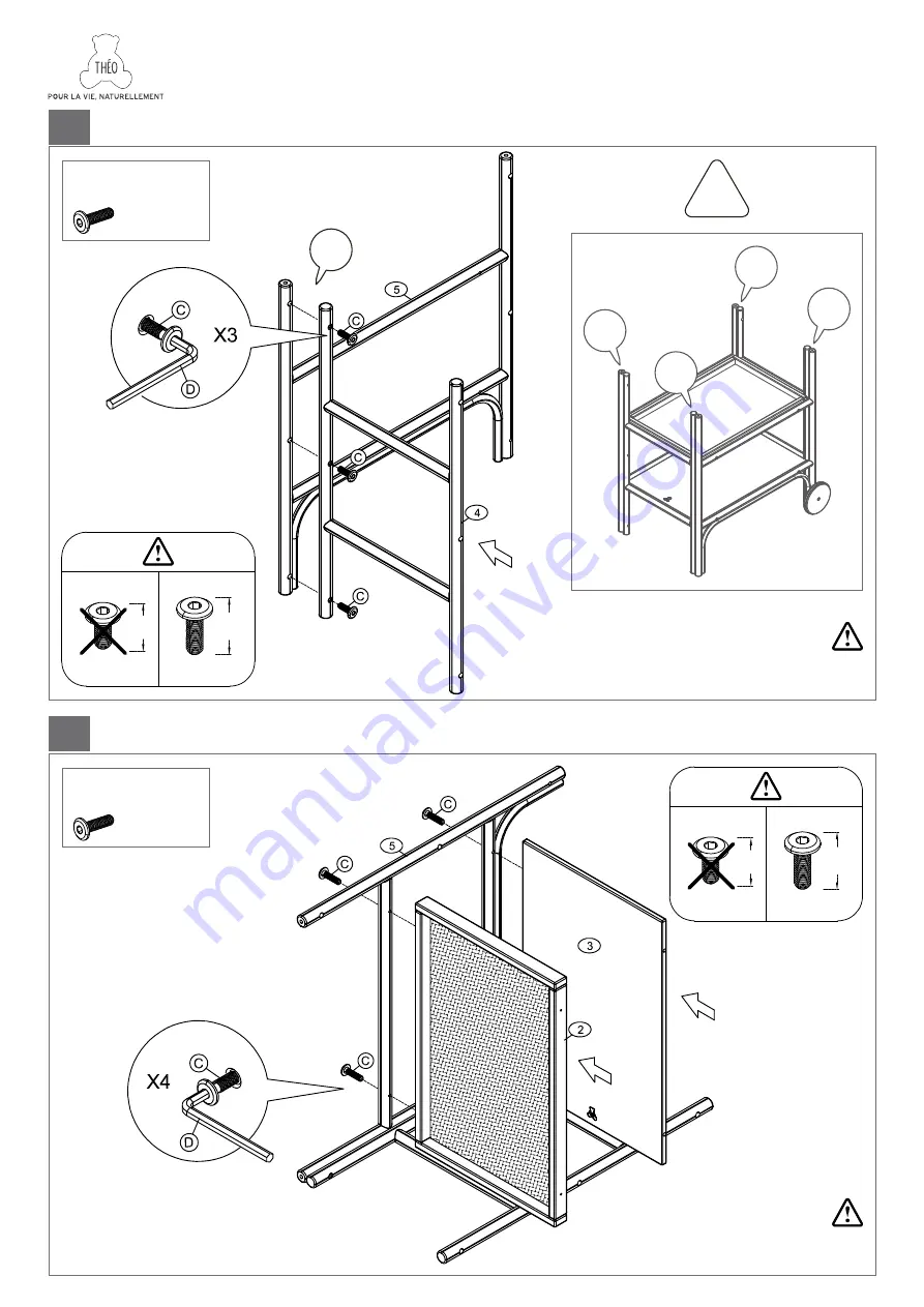 THEO OCA230 Assembly Manual Download Page 6