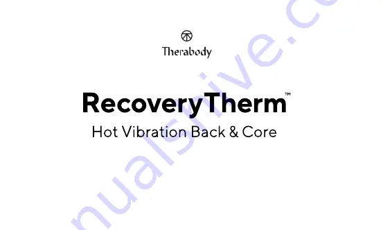 Therabody Recovery Therm User Manual Download Page 1