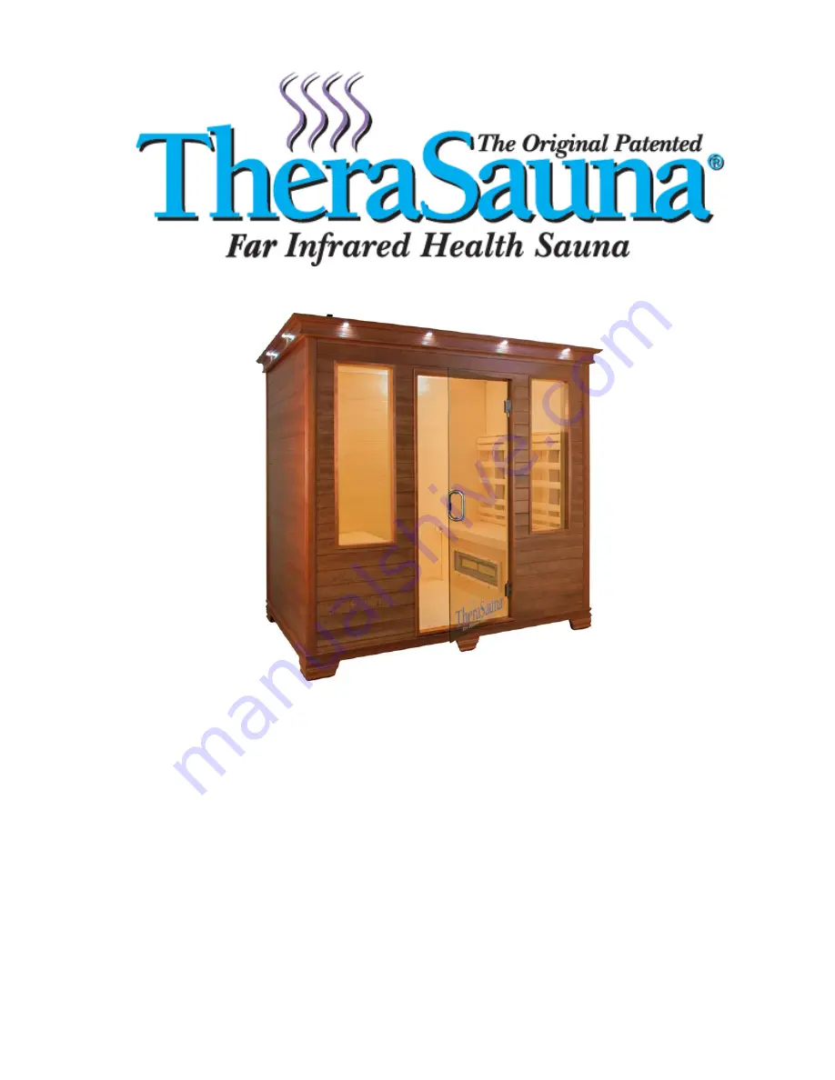 TheraSauna TS7754 Owners Manual And Assembly Download Page 1