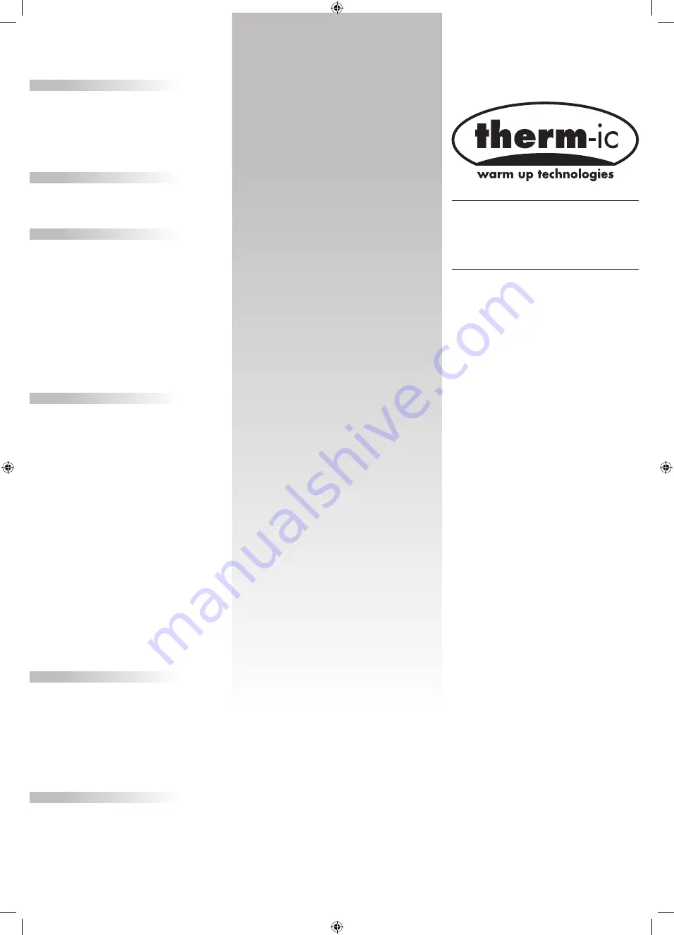 therm-ic TrimFit Instructions For Use Download Page 1