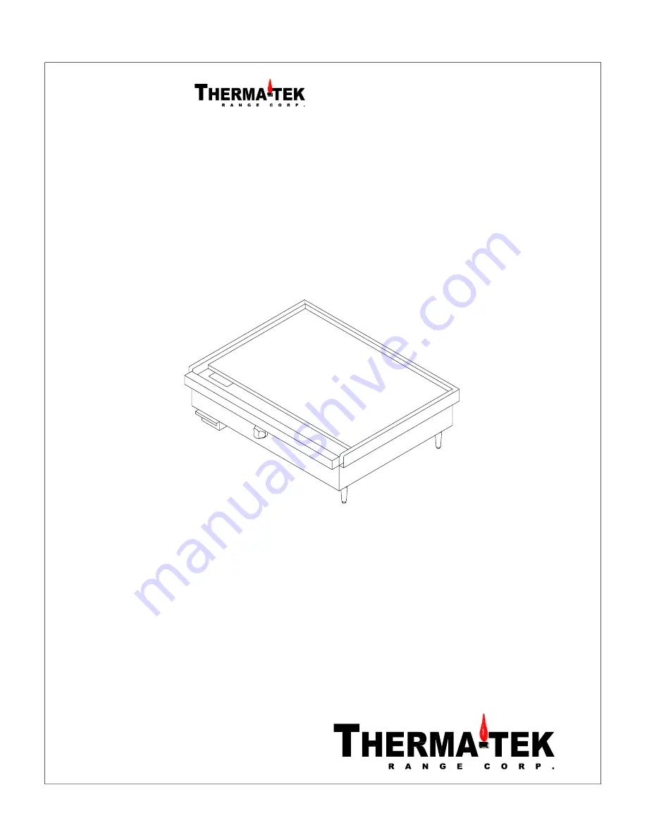 Therma-tek TCTYG36 Owner'S Manual And Installation Instructions Download Page 1