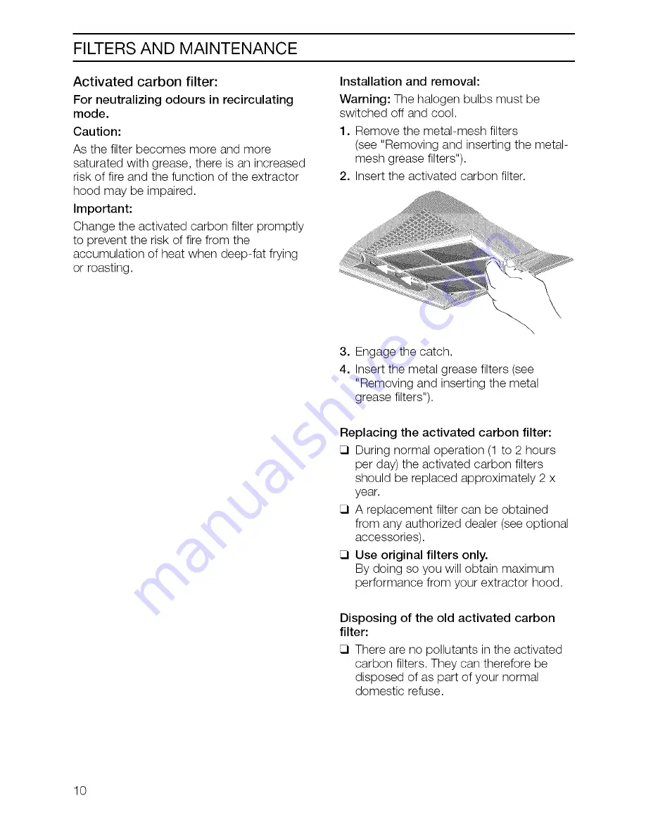 Thermador 6508 0024 Use And Care Manual Download Page 10