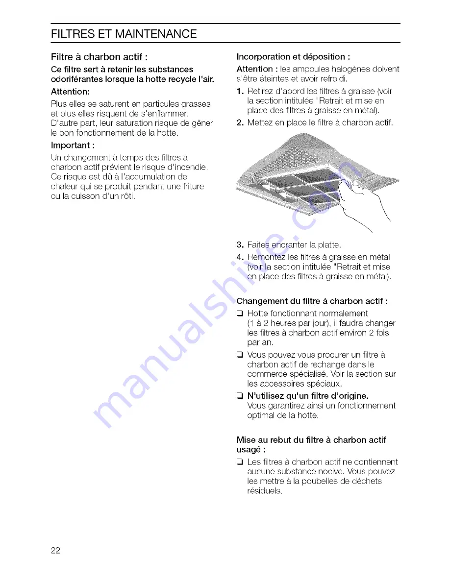 Thermador 6508 0024 Use And Care Manual Download Page 22