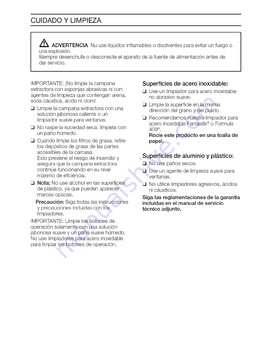 Thermador 6508 0024 Use And Care Manual Download Page 35