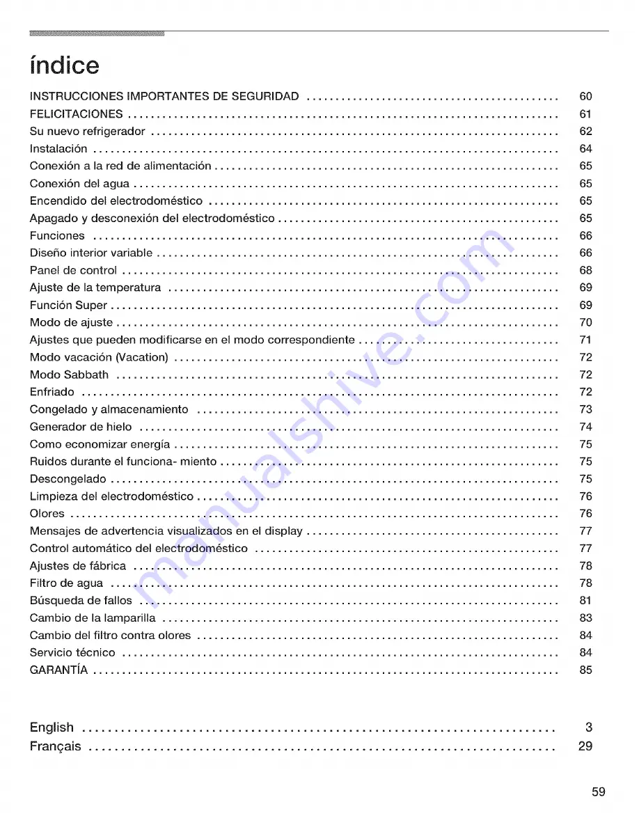 Thermador Bottom Freezer Скачать руководство пользователя страница 59