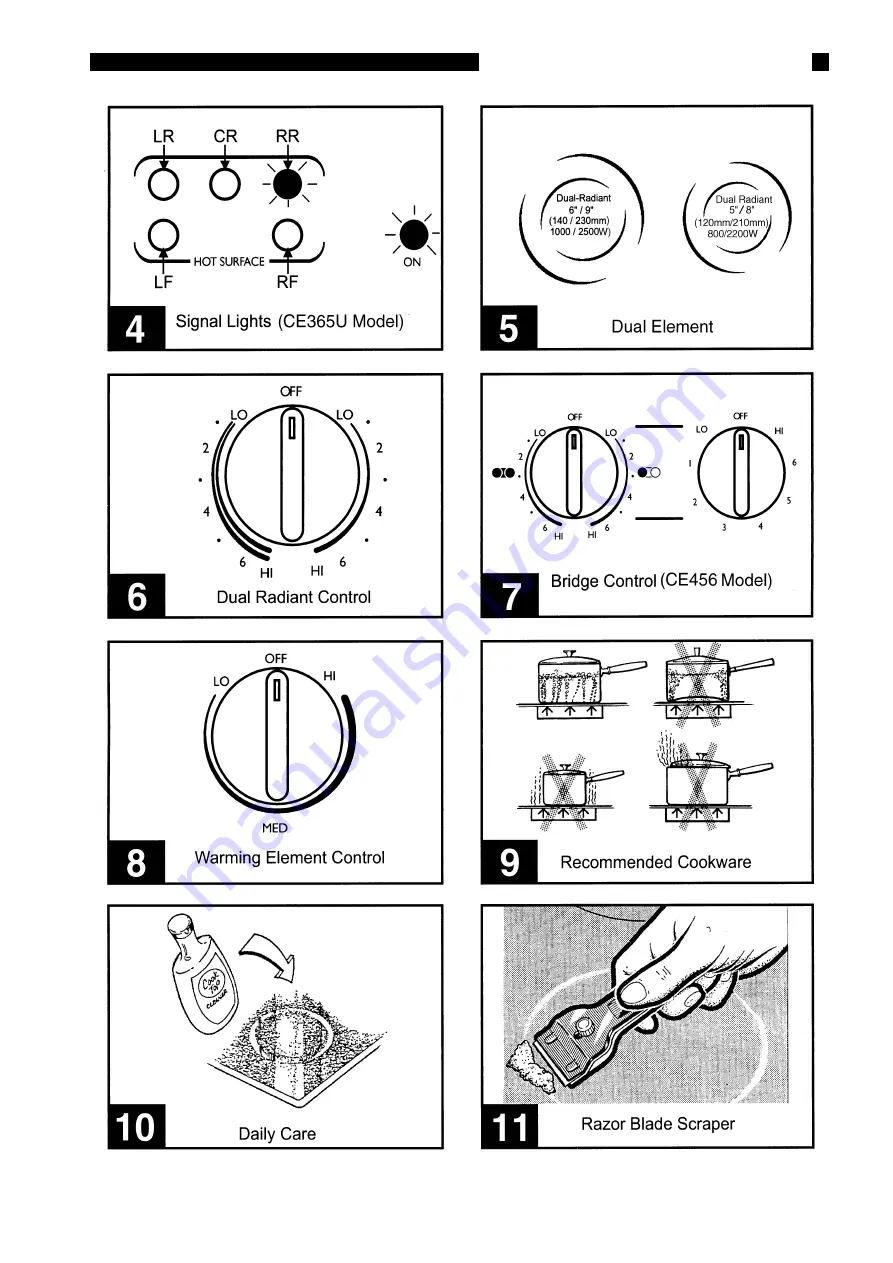 Thermador CE304 Care And Use Manual Download Page 11