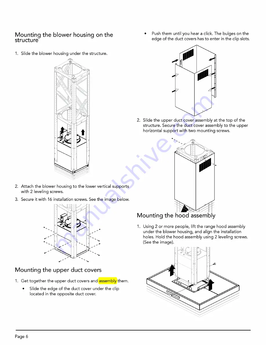 Thermador CHXTHMIB Installation Manual Download Page 6