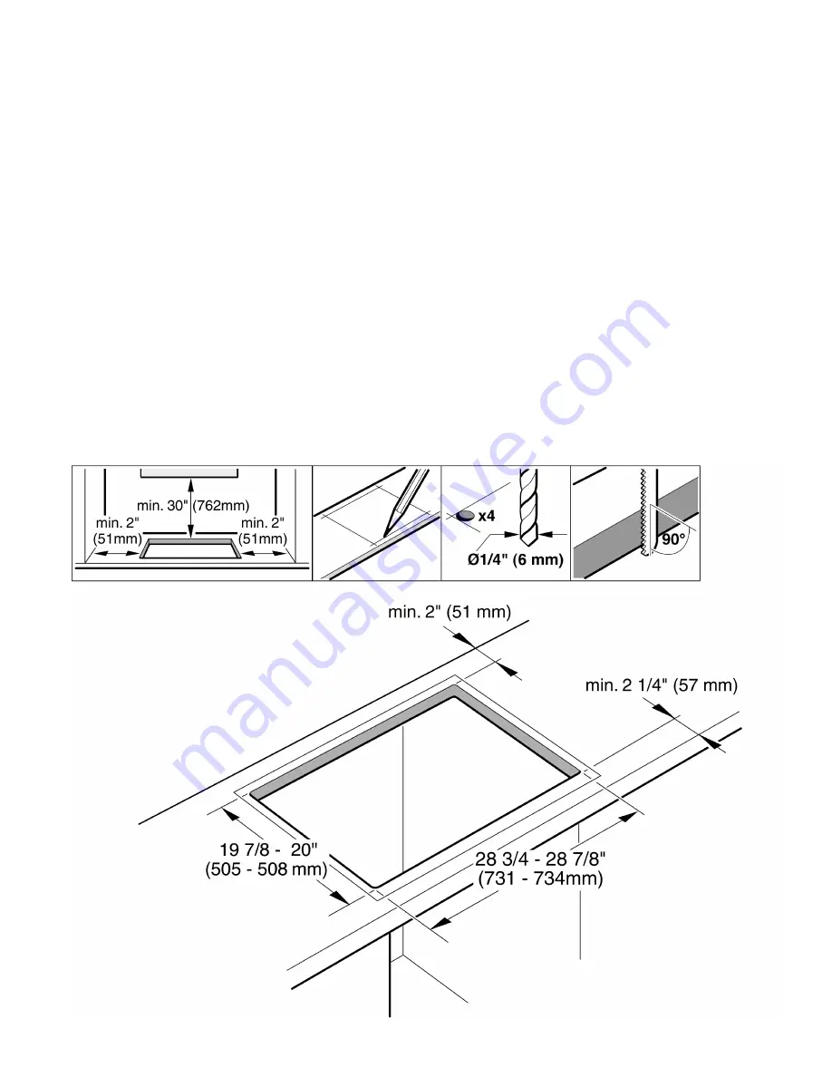 Thermador CIT304 Series Installation Instructions Manual Download Page 5