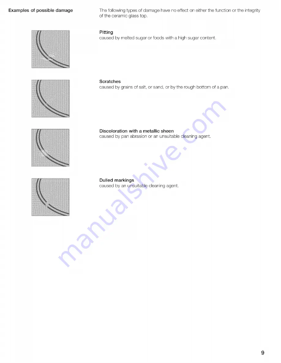 Thermador CIT304E Use And Care Instructions Manual Download Page 9