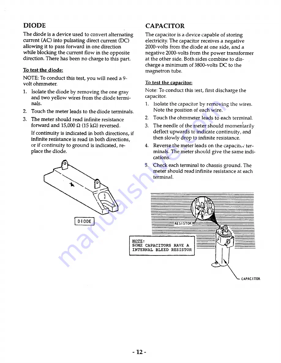 Thermador CMT127 Service Manual Download Page 18