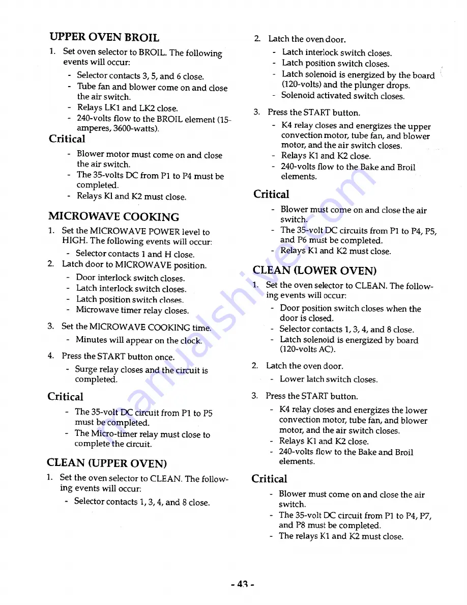 Thermador CMT127 Service Manual Download Page 49