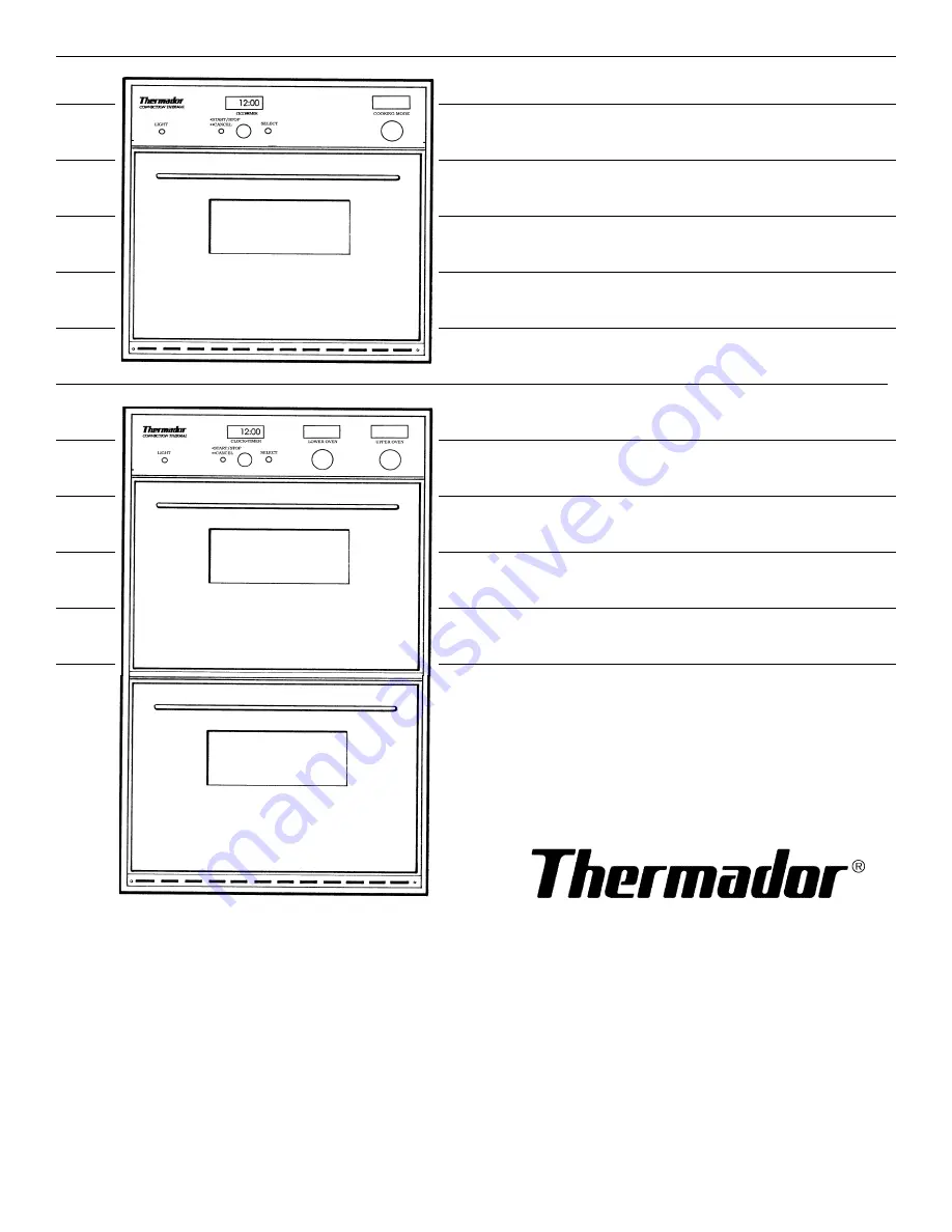 Thermador CT127N/227N Care And Use Manual Download Page 1