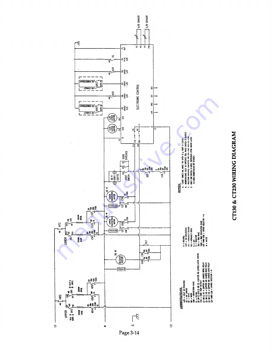 Thermador CT127N Service Manual Download Page 50