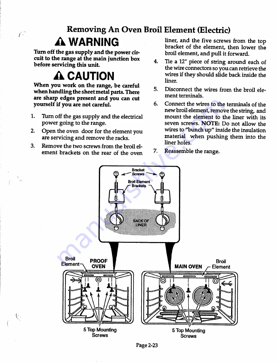 Thermador GP24WK Service Manual Download Page 32