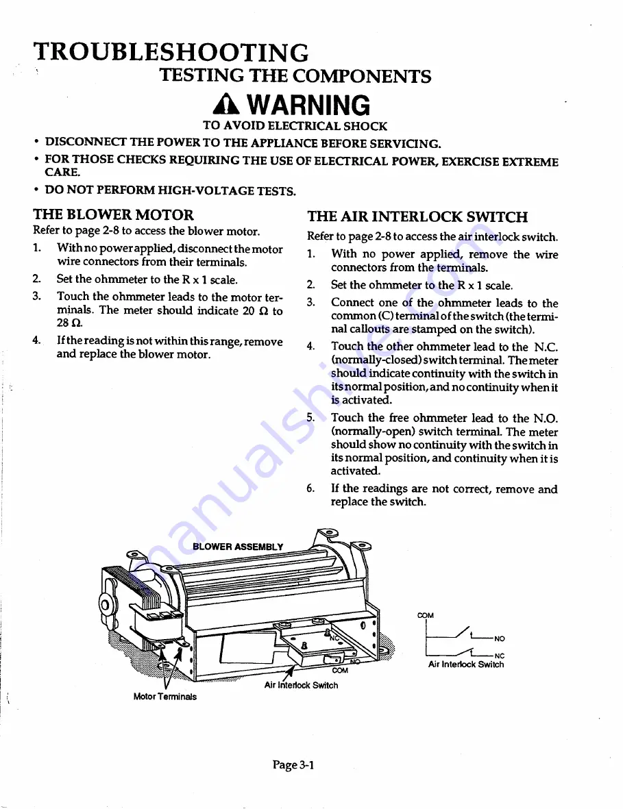 Thermador GP24WK Service Manual Download Page 58