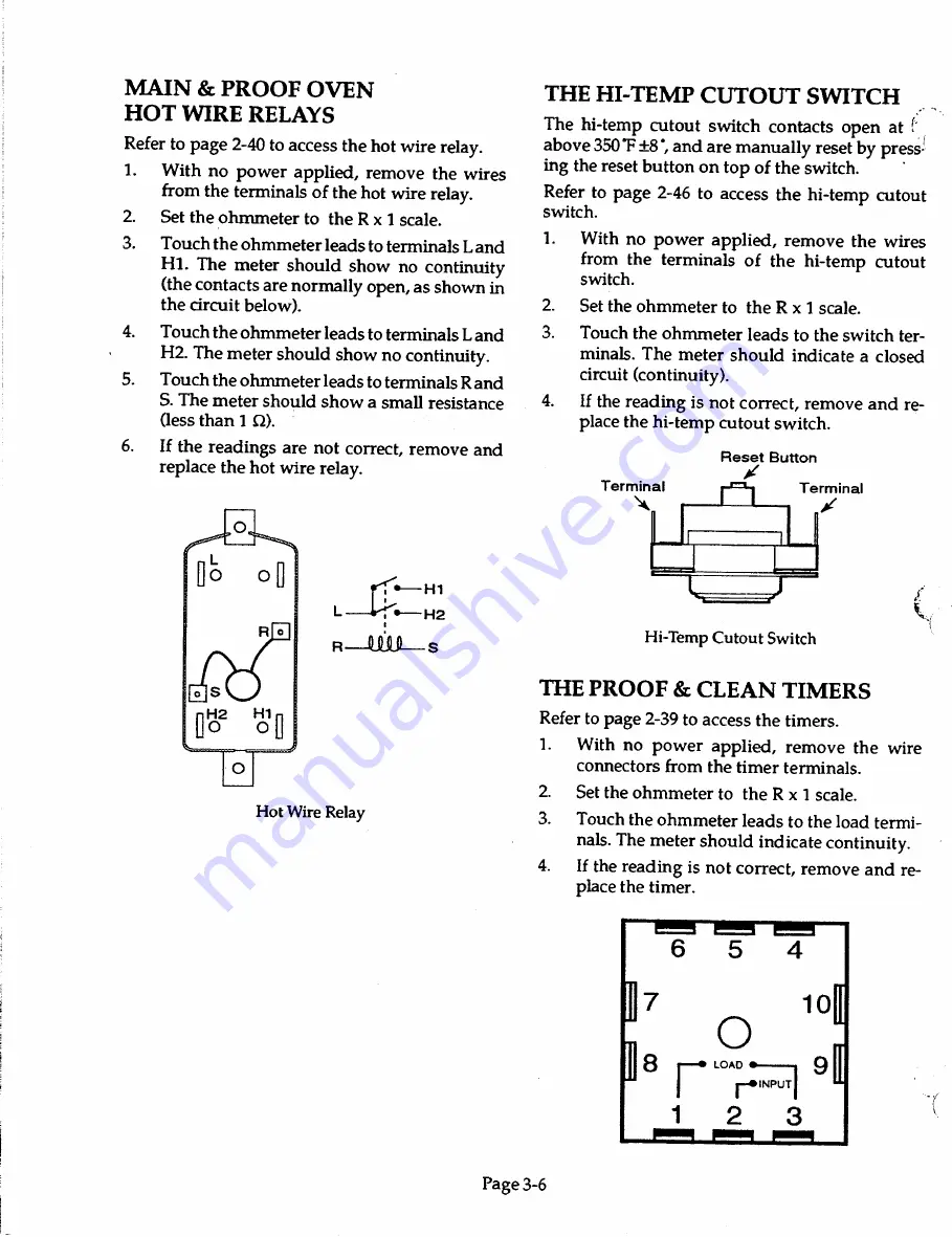 Thermador GP24WK Service Manual Download Page 63