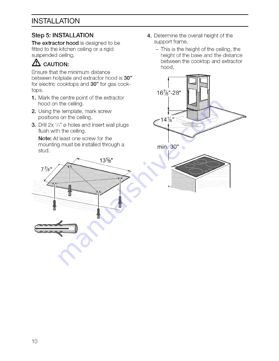 Thermador HMIB40HS/01 Installation Manual Download Page 10