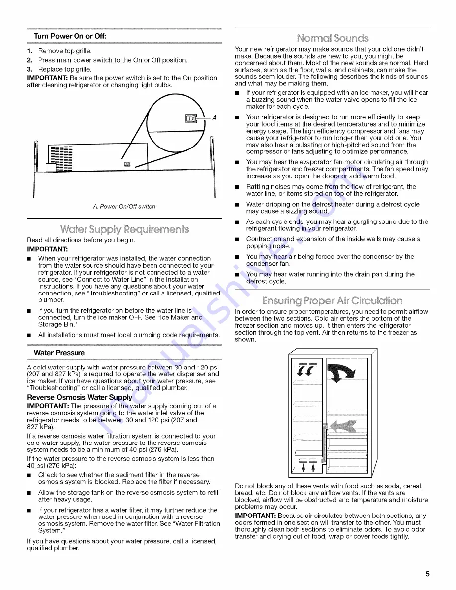 Thermador KBUDT4250E Use & Care Manual Download Page 5