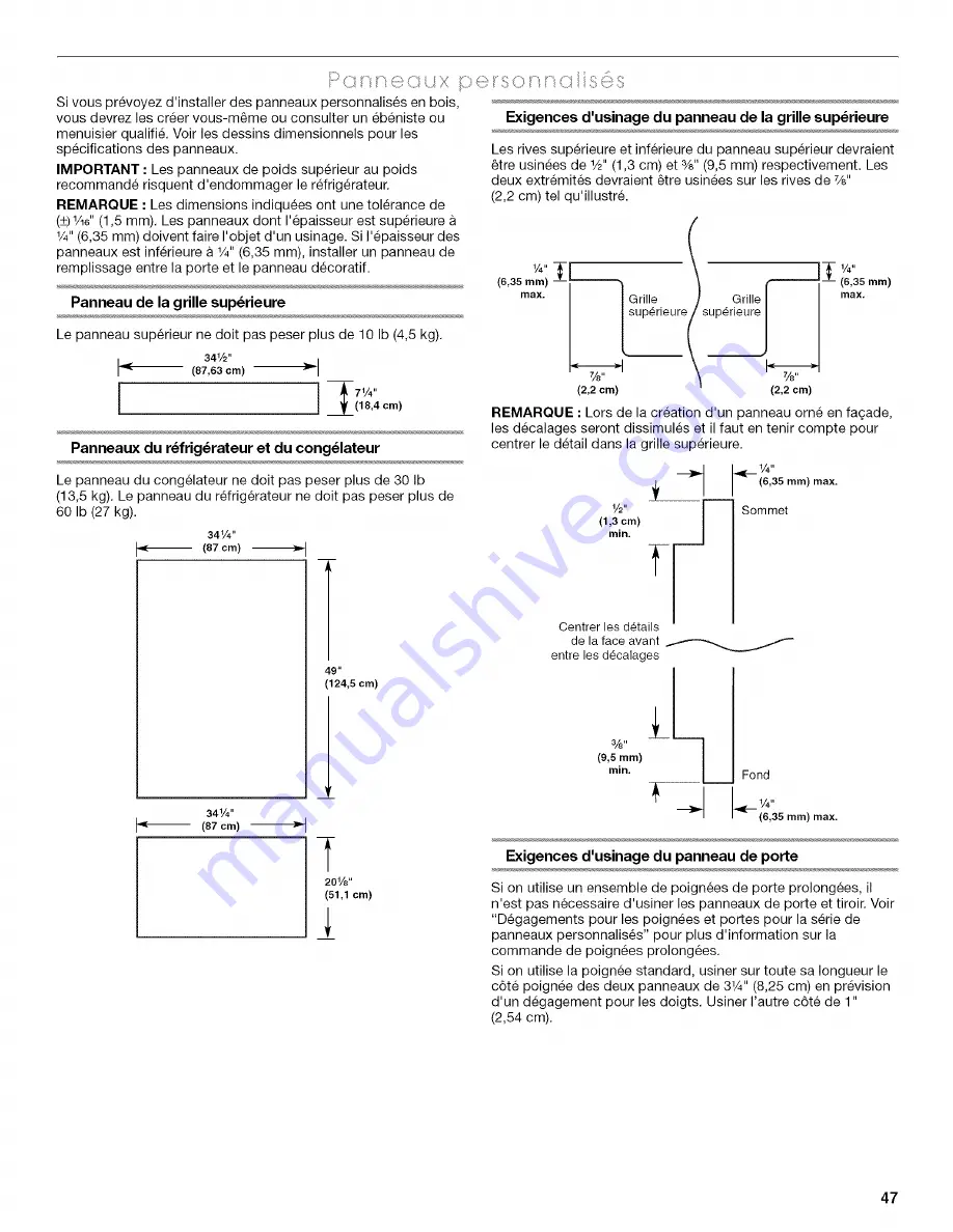 Thermador KBULT3655E Скачать руководство пользователя страница 47