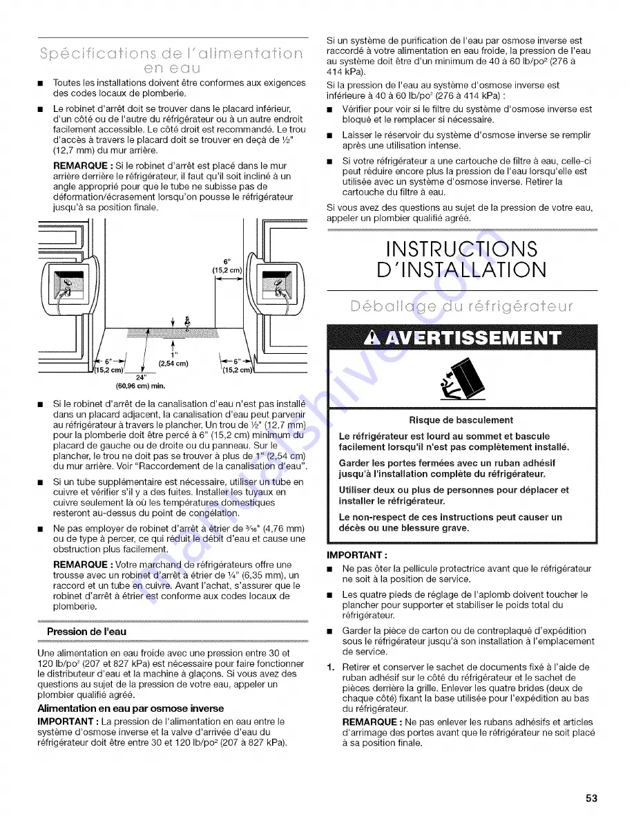 Thermador KBULT3655E Installation Instructions Manual Download Page 53