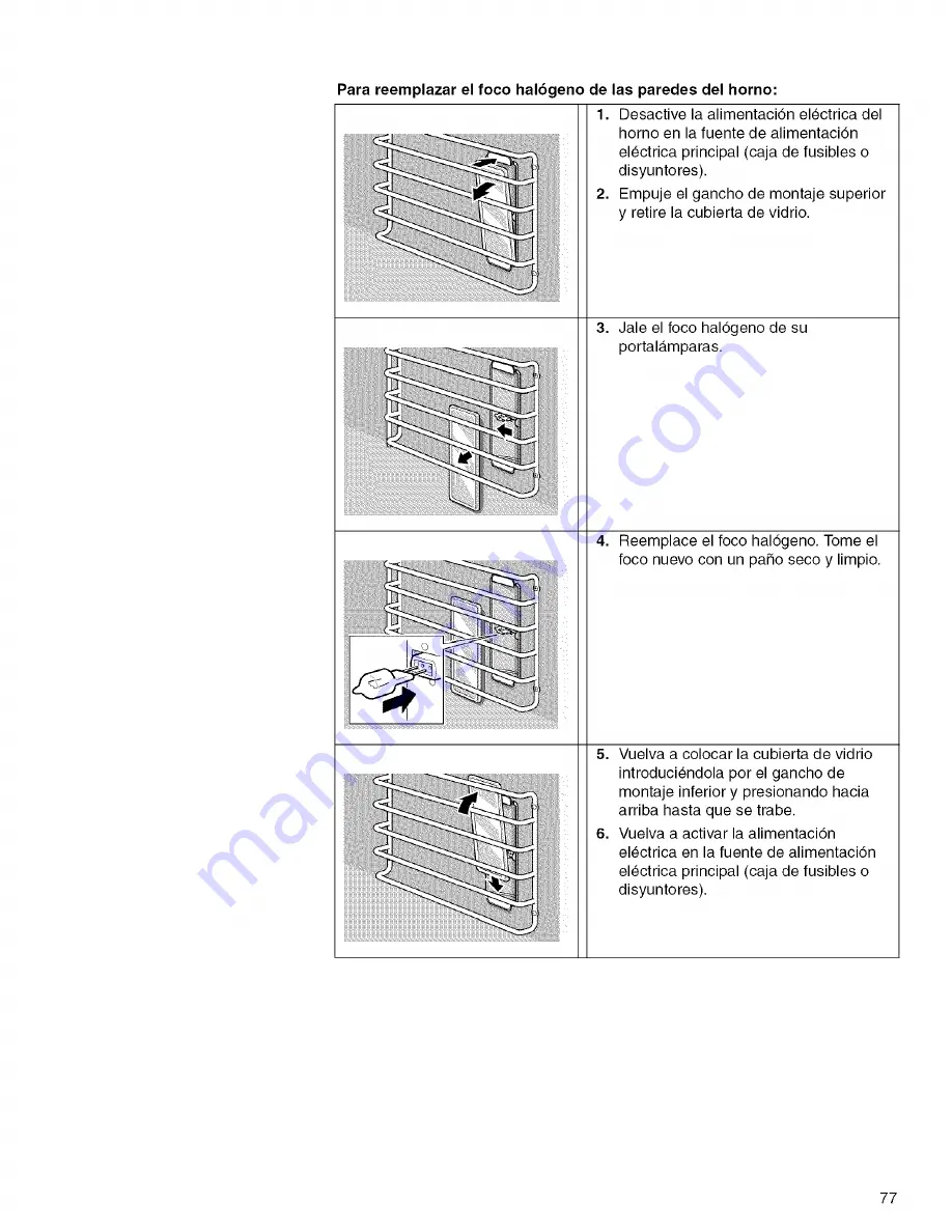 Thermador M271E Series Use And Care Manual Download Page 77