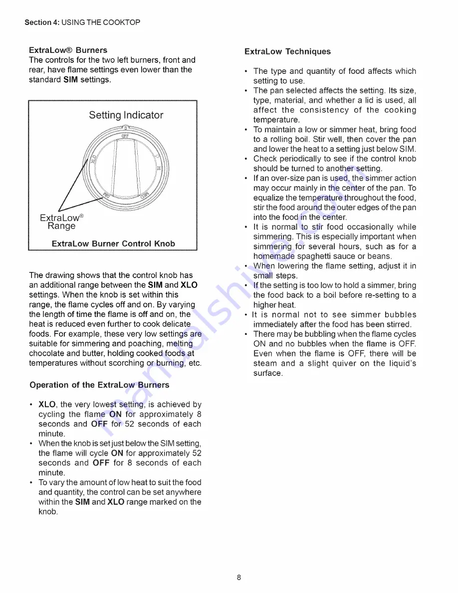 Thermador PCG 30 Care And Use Manual Download Page 10