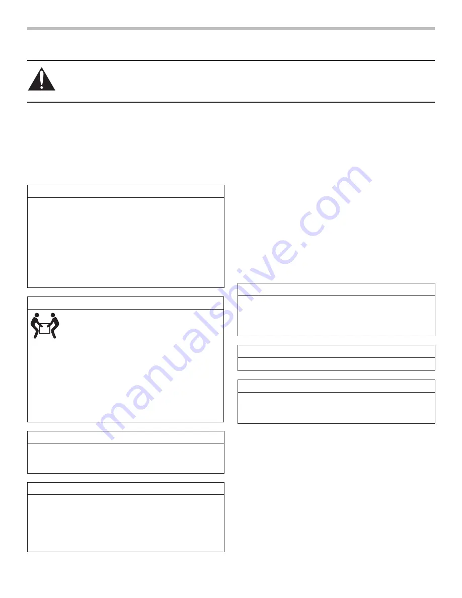 Thermador PH60GS Installation Instructions Manual Download Page 4