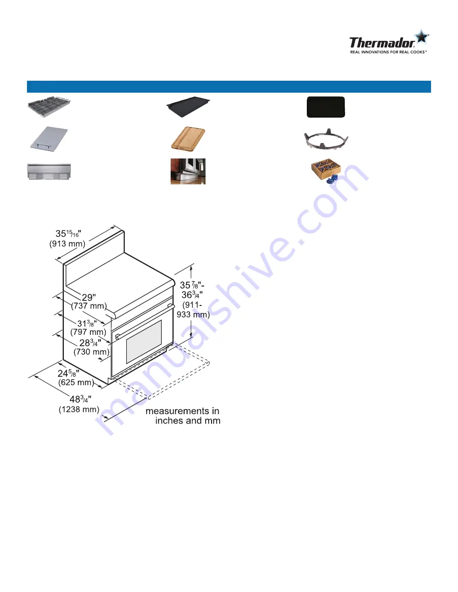 Thermador PRD364NLGU Скачать руководство пользователя страница 2