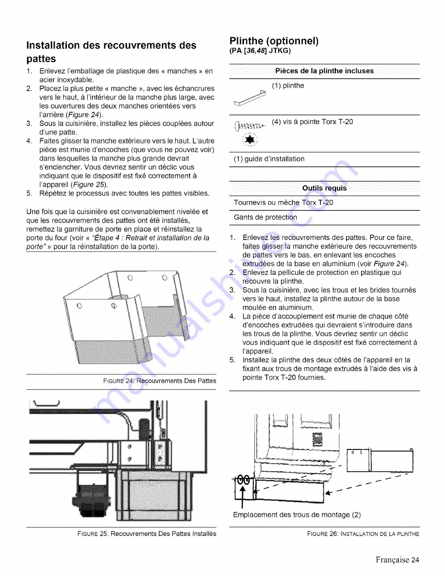 Thermador PRO GRAND RPG36 Installation Manual Download Page 55