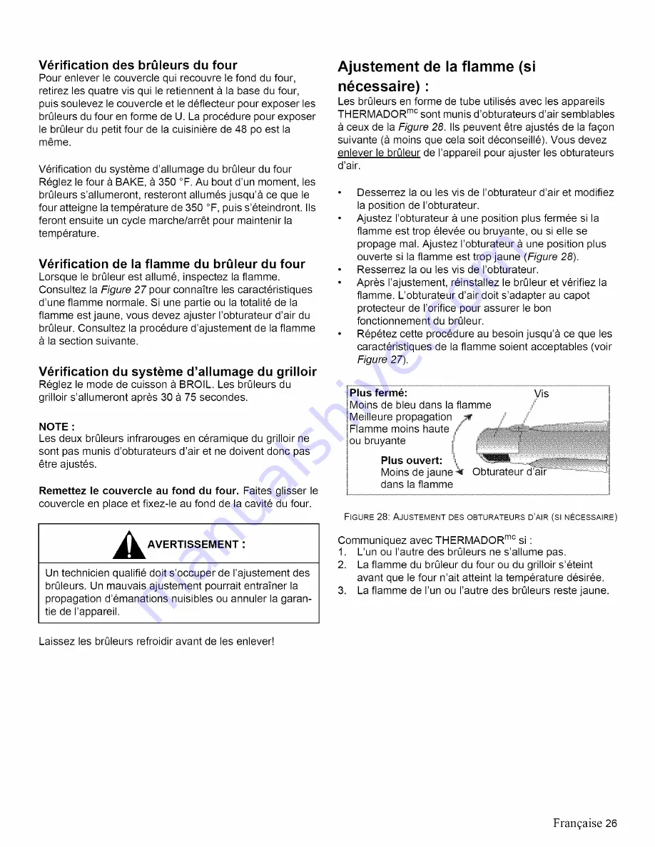 Thermador PRO GRAND RPG36 Installation Manual Download Page 57