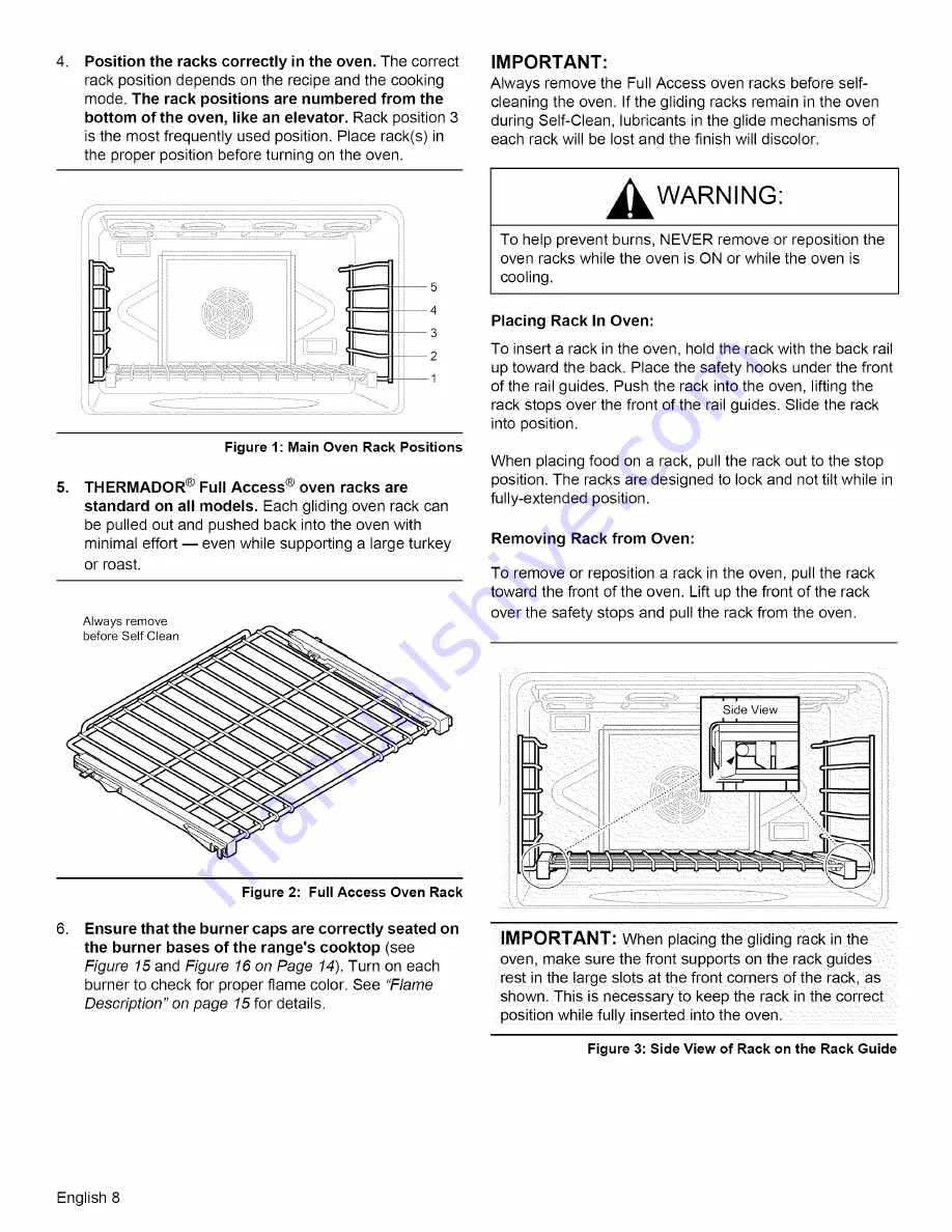 Thermador PRO HARMONY PRD30 Use And Care Manual Download Page 11